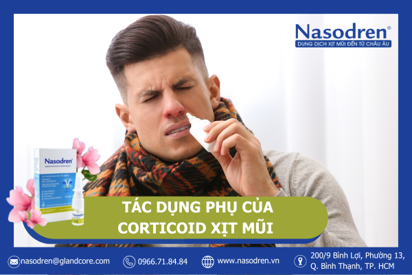 tác dụng phụ của corticoid xịt mũi và cách sử dụng an toàn