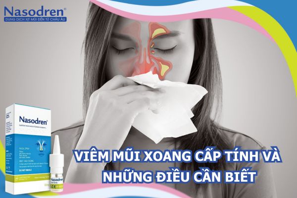 viêm mũi xoang cấp tính