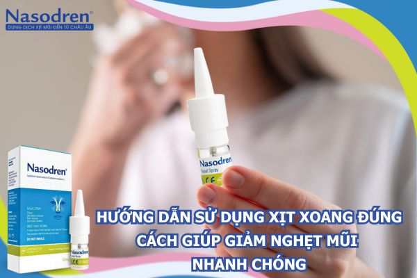 hướng dẫn sử dụng xịt xoang