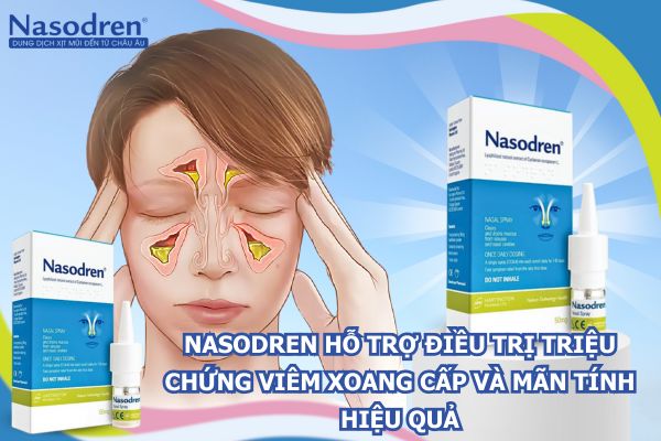 nasodren hỗ trợ điều trị
