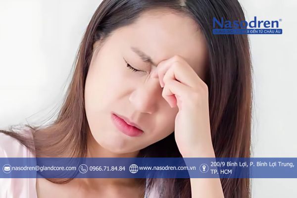 nguyên nhân gây đau nhức trán và hóc mắt