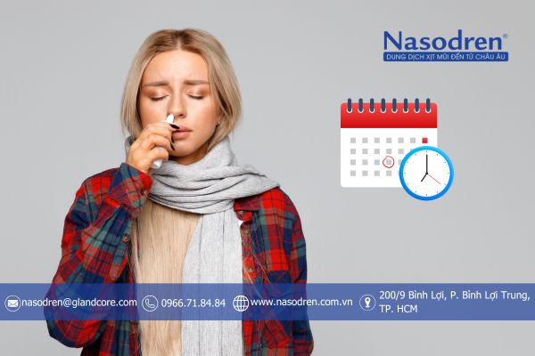 thời điểm xịt viêm xoang