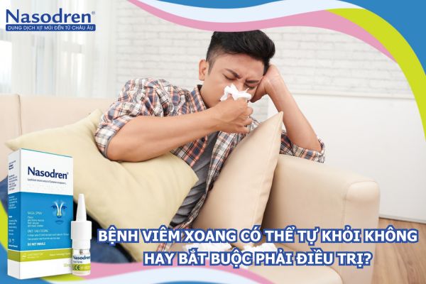bệnh viêm xoang có thể tự khỏi không