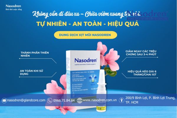 nasodren mãn tính lâu năm