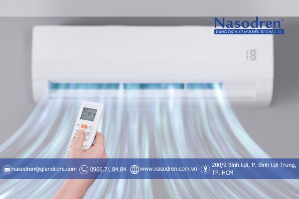 ngủ dưới máy lạnh mạnh